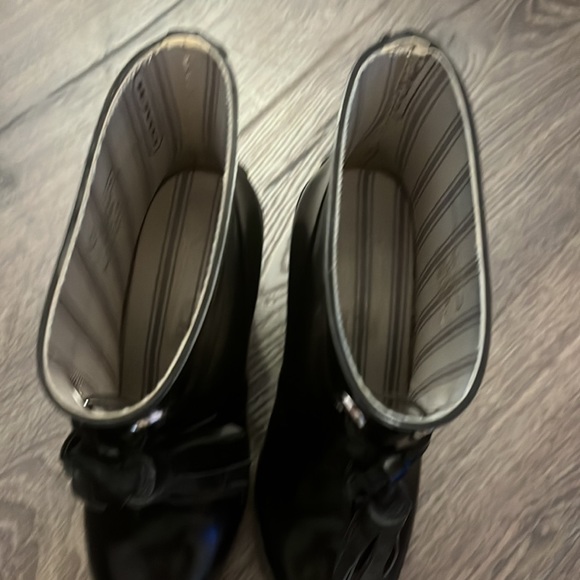 Coach Black Wedge Rainboots - Picture 10 of 16